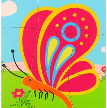 Puzzle Skládačka vrstev Motýl