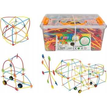 ostatní stavebnice Kreativní brčkavé stavebnice 1000 dílů Stavebnice