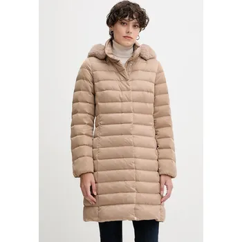 Péřová bunda Geox BETTANIE béžová barva, zimní, W5626H T3122 W5626H.T3122 80X, vel. 44