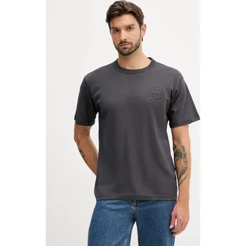 Pánské tričko Bavlněné tričko Versace Jeans Couture pánské, šedá barva, s aplikací, 79GAHT06 CJ00T 79GAHT06.CJ00T 90X, vel. L