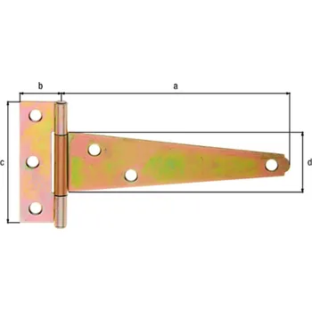 Tesařské kování ALBERTS Závěs bednový pozink