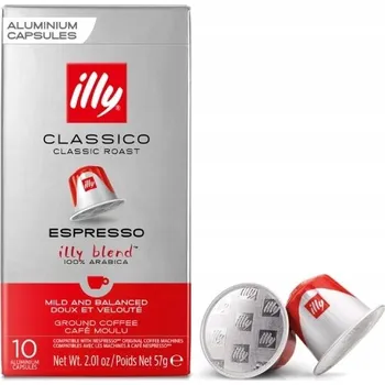 Káva Kapsle do Nespresso illy Classico - káva v kapslích 100% Arabica 10 Ks