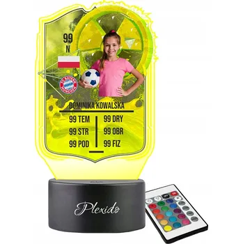 Lampička Plexido vícebarevná Noční lampa