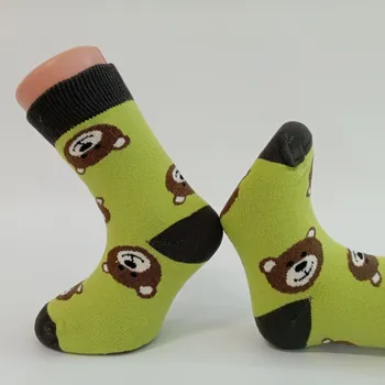 Trepon Dětské zimní termo ponožky BEAR Barva: zelená, Velikost: 16 - 18 (24-27)