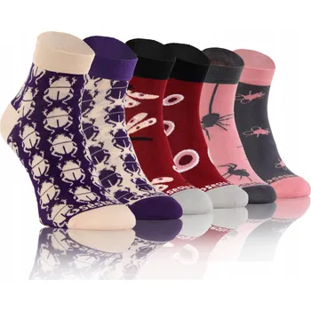 Dámské ponožky Sesto Senso Ponožky Kotníkové Finest Simply vícebarevné velikost 39-42