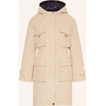 Dámský kabát Monari Dámský Oboustranný Kabát, režná / tmavě modrá, 36