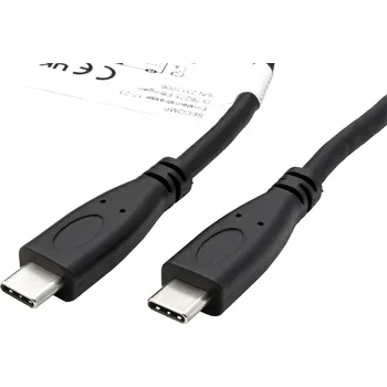 Datový kabel ROLINE USB 10Gbps (3.2 gen 2) kabel USB C(M)-USB C(M), PD 100W, 0,5m, černý