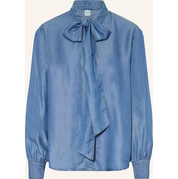 Dámská halenka 1863 By Eterna Dámská Košilová Halenka V Džínovém Vzhledu S...