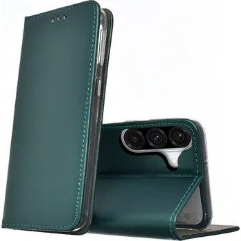 Pouzdro na mobilní telefon Kožené Pouzdro s magnetem + SKLO pro Samsung Galaxy A17 5G / A26 5G