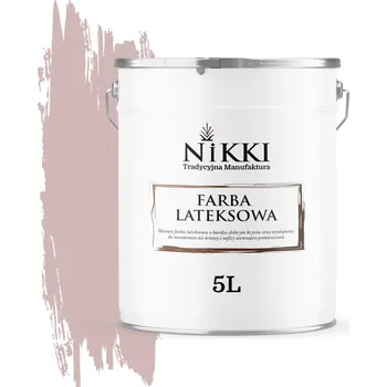 barva na zeď LATEXOVÁ BARVA NA STĚNY PRÁŠKOVÁ PUDROVÁ RŮŽOVÁ H3250 5L HLUBOKÝ MAT NA STĚNY