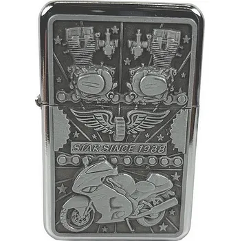 Benzínový zapalovač Gentelo 2032-4 + Možnost Gravírování