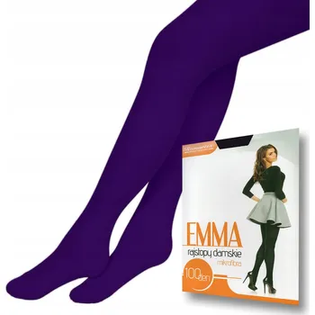 Dámské oblečení Hladké Punčocháče Romartex EMMA 100 DEN fialové, tmavě fialová, velikost 4