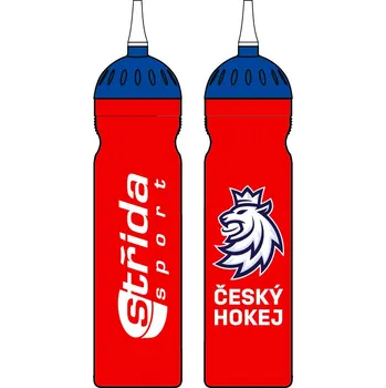 Láhev Hokejová láhev CCM Czech Hockey Red