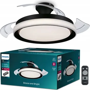 Stropní Svítidlo kulatý Philips 51 x 51 cm černý