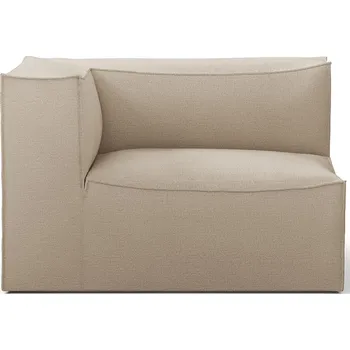 Sedací souprava Ferm Living, Rohová sedačka levá Catena Rich Linen 120 cm béžový - Formadore