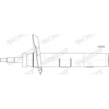TLUMIČ PRAVÝ PŘEDNÍ PLYNOVÝ G8666 MONROE