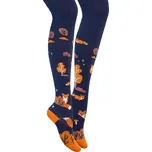 Dětské punčocháče GATTA LIŠKY modré Velikost: 128-134