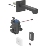 Geberit Brenta Termostatická elektronická umyvadlová baterie pod omítku, bateriové napájení, easy to clean, matná černá, 116.278.14.1