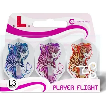 Šipka Letky na šipky L-Style L3 Pro Kasumi Sato V2 bílé