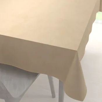 ubrus Velký sametový obdélníkový ubrus Velvet Premium SVP-045 Kávově béžový 160x200 cm