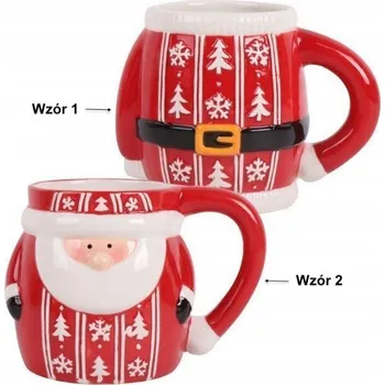 Keramický 3D hrnek Santa Claus vzor 1