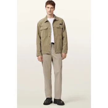 Pánské kalhoty Bavlněné kalhoty AllSaints BECKLEY M022TD béžová 12X, vel. 32