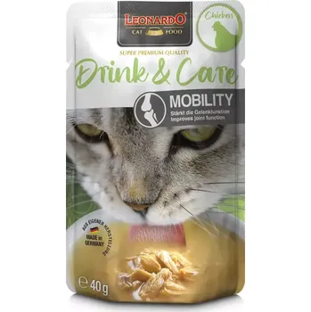 Krmivo pro kočku Leonardo Drink & Care Mobility Kuřecí balení 40 g - od psiskoty.cz