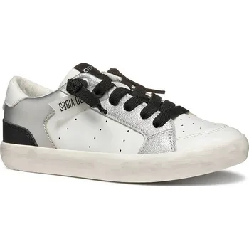 Dívčí tenisky Dětské sneakers boty Geox GISLI J554NA.054AJ.28.35 stříbrná SLV, EUR 30