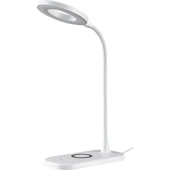 Svítidlo Bílá LED stolní lampička Hardin 5W s bezdrátovým nabíjením - Rabalux - 74014 - 74014