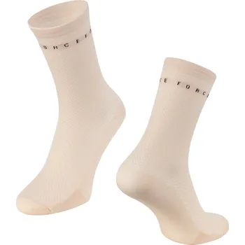 ponožky FORCE SMACK, krémové S-M/36-41