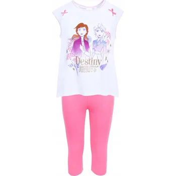 Dívčí pyžamo Pyžamo Elsa a Anna, Ledové Království 8 let, velikost 128 cm