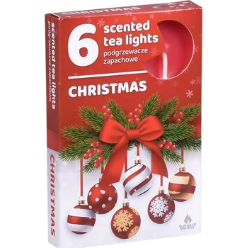 Svíčka Admit Tea Lights Christmas 6 ks