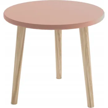 Konferenční stolek Kulatý konferenční stolek Bettso 60 x 60 x 4,9 9 Cm , odstíny růžové