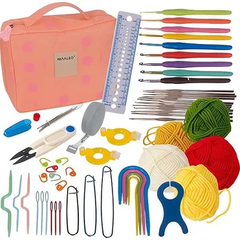 Maaleo 25692 sada na háčkování v pouzdře 58 ks