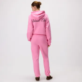 Dámské kalhoty Reserved - Tepláky s vysokým podílem bavlny - růžová - 016HT-30X - 016HT-30X-X_S