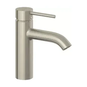 Vodovodní baterie Kludi Bozz Umyvadlová baterie s výpustí Push-Open, kartáčovaný nikl, 38288N576