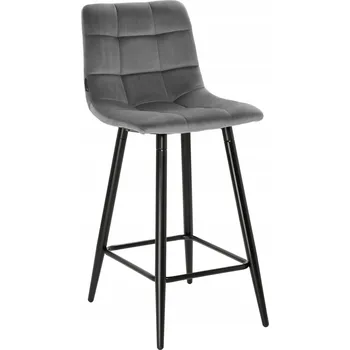 Barová židle Barová Židle ExitoDesign , odstíny šedé, látka 94 cm