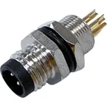 LaskaKit_cz Průmyslový konektor M8 Male šroubovací, panel Počet pinů: 6P