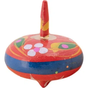 Hlavolam Dřevěná malovaná hračka Káča - červená 1, Sittar