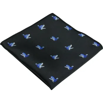 Látkový kapesník Černý pánský kapesníček KOROPTEV