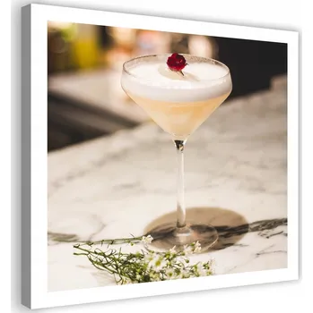 Obraz OBRAZ NA PLÁTNĚ Drink s Třešní 60x60