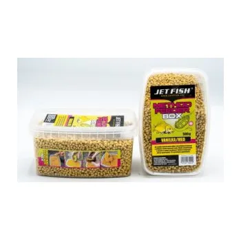 Návnadová surovina Jet Fish Feeder Method Box 500g Oliheň / Krill