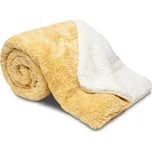Luxusní deka z mikrovlákna OVEČKA 150x200 Okr 500g