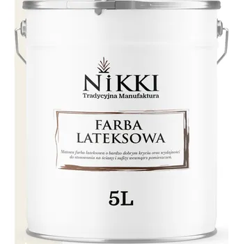 barva na zeď BARVA LATEXOVÁ NA ZEĎ ODSTÍN ZLOMENÁ BÍLÁ DO BÉŽOVÉ H3884 5L MATNÁ NA STĚNY