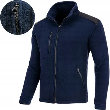 Pánská mikina PRACOVNÍ PÁNSKÁ FLEECOVÁ pánská mikina tmavě modrá zateplená zesílená