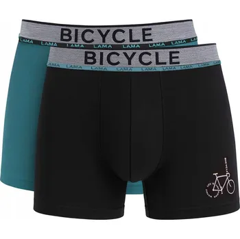 Boxerky LAMA Pánské boxerky pohodlné bavlněné sada M-1064SZG 2-balení L