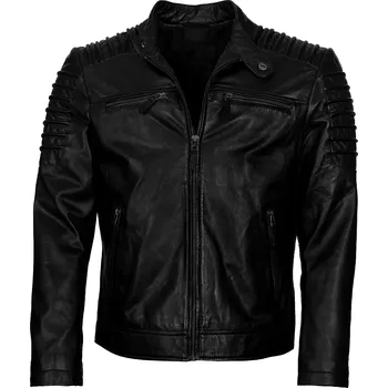 Pánská casual bunda Pánská Kožená Bunda Cadillac Hydra Brixton Černá Velikost: S