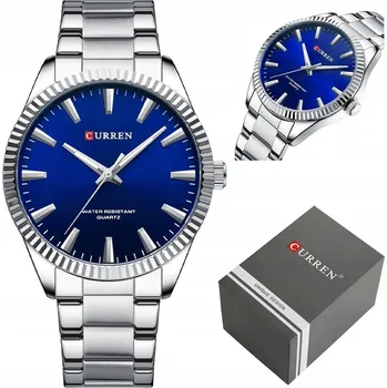 Hodinky Curren pánské hodinky MAGNAT klasické ocelové stříbrné + GRAVÍROVÁNÍ