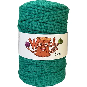 Příze Woody 5 mm/50 metrů - Zelená