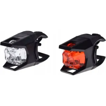 Cyklosvítilna SVĚTLA NA KOLO PŘEDNÍ ZADNÍ LED SILIKONOVÉ sada 2 ks AWR1209